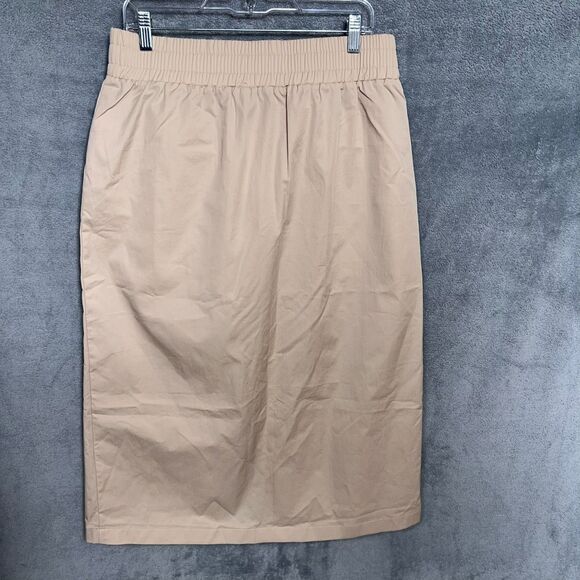 Abercrombie & Fitch Women’s Cargo Utility Zip-Front Midi Skirt Beige Size L O - Picture 8 of 16